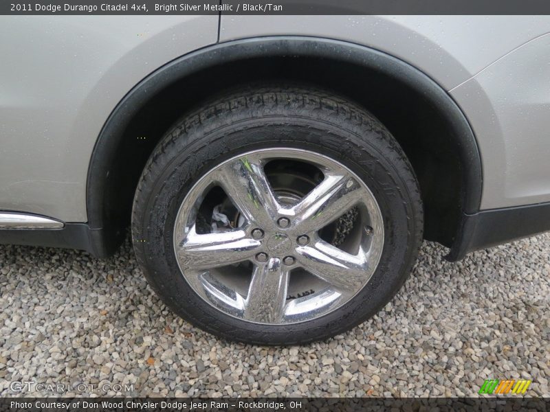 Bright Silver Metallic / Black/Tan 2011 Dodge Durango Citadel 4x4