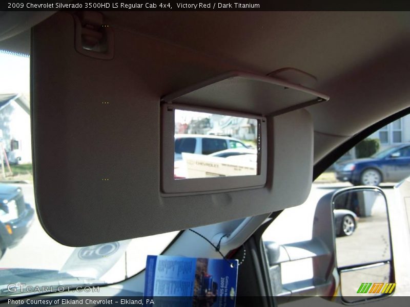 Victory Red / Dark Titanium 2009 Chevrolet Silverado 3500HD LS Regular Cab 4x4