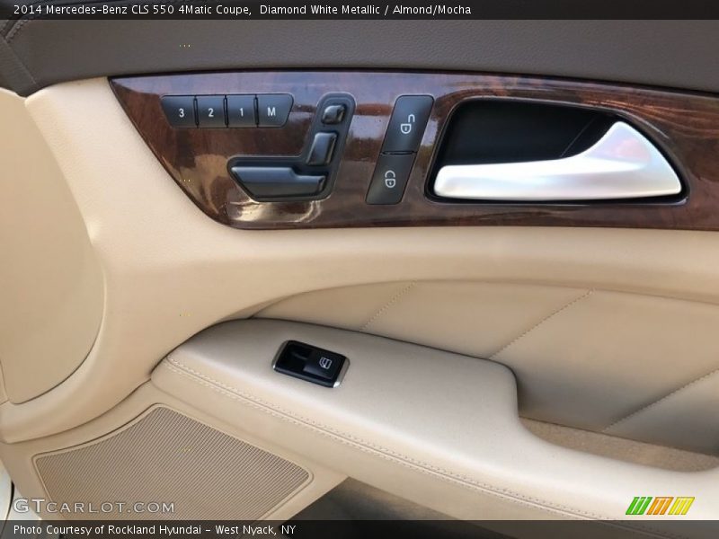 Diamond White Metallic / Almond/Mocha 2014 Mercedes-Benz CLS 550 4Matic Coupe