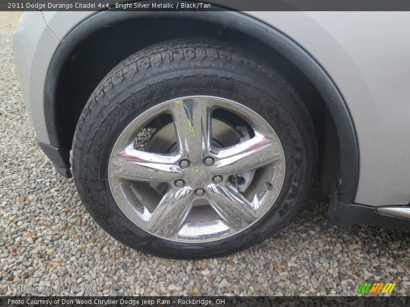Bright Silver Metallic / Black/Tan 2011 Dodge Durango Citadel 4x4