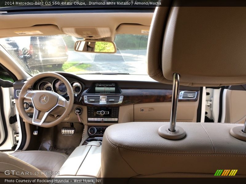 Diamond White Metallic / Almond/Mocha 2014 Mercedes-Benz CLS 550 4Matic Coupe