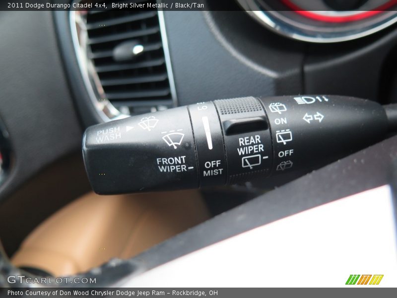 Bright Silver Metallic / Black/Tan 2011 Dodge Durango Citadel 4x4