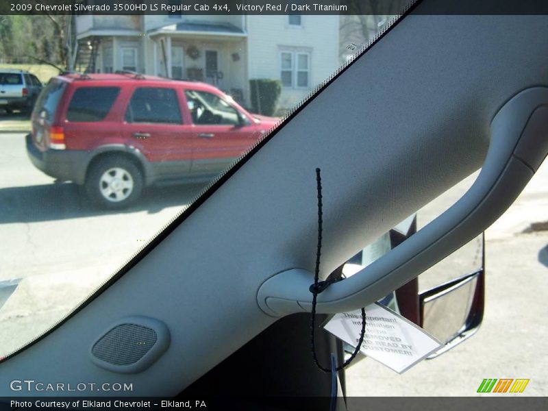 Victory Red / Dark Titanium 2009 Chevrolet Silverado 3500HD LS Regular Cab 4x4