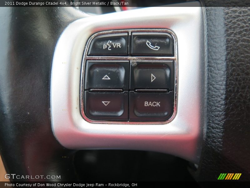 Bright Silver Metallic / Black/Tan 2011 Dodge Durango Citadel 4x4