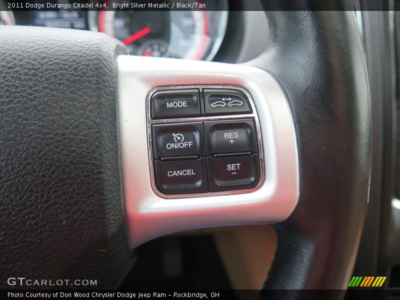 Bright Silver Metallic / Black/Tan 2011 Dodge Durango Citadel 4x4