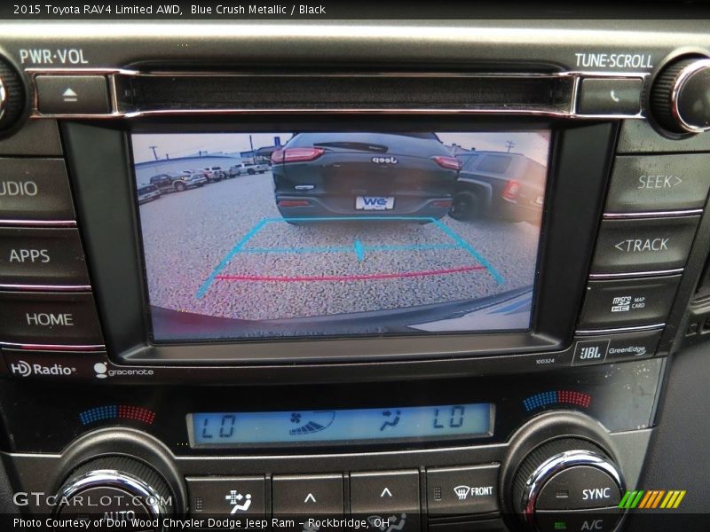 Blue Crush Metallic / Black 2015 Toyota RAV4 Limited AWD