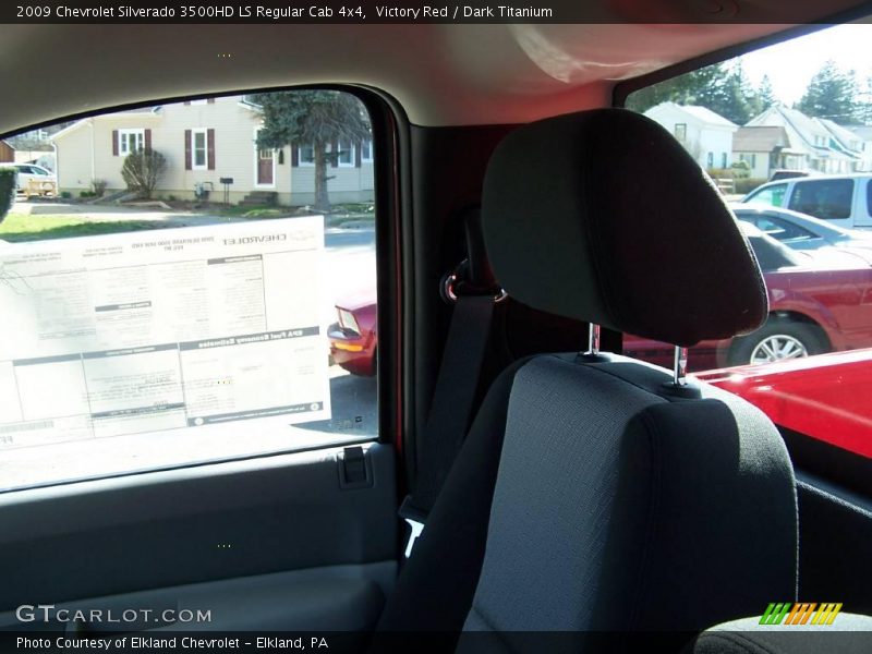 Victory Red / Dark Titanium 2009 Chevrolet Silverado 3500HD LS Regular Cab 4x4