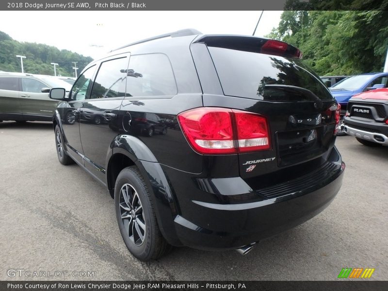 Pitch Black / Black 2018 Dodge Journey SE AWD