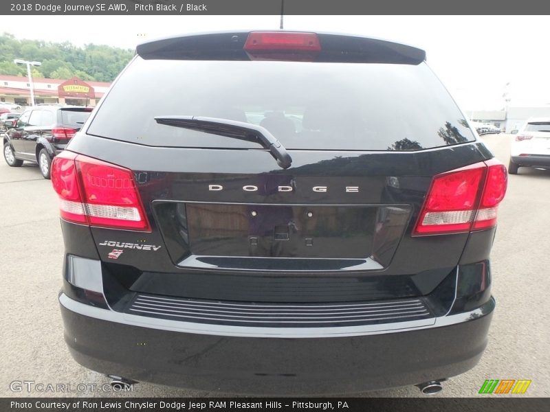 Pitch Black / Black 2018 Dodge Journey SE AWD