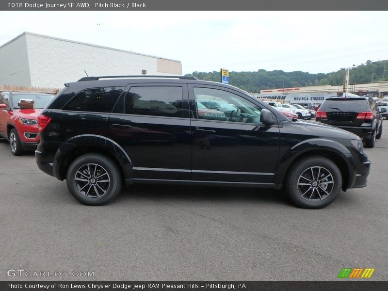Pitch Black / Black 2018 Dodge Journey SE AWD
