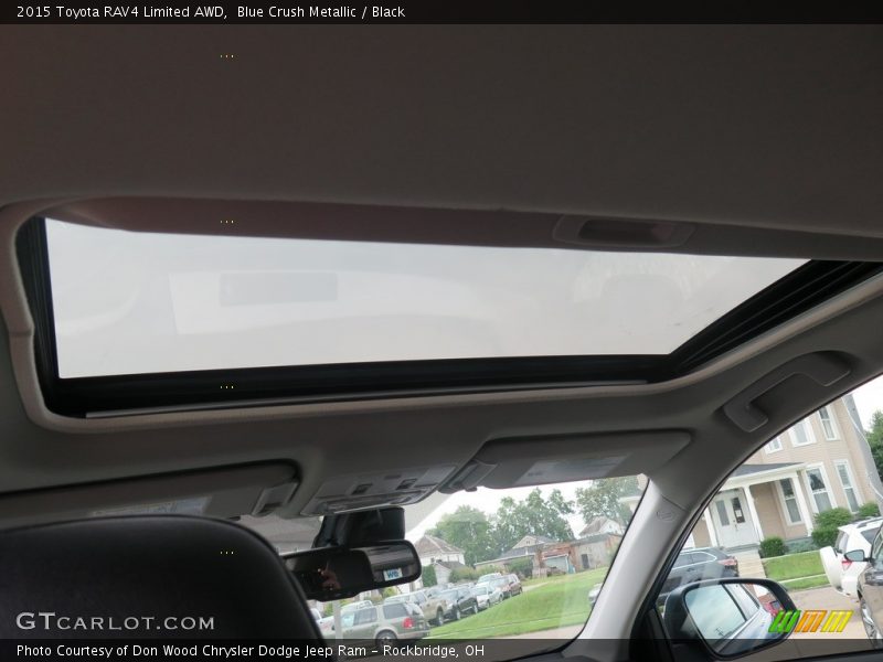 Blue Crush Metallic / Black 2015 Toyota RAV4 Limited AWD