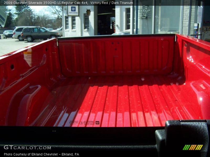 Victory Red / Dark Titanium 2009 Chevrolet Silverado 3500HD LS Regular Cab 4x4