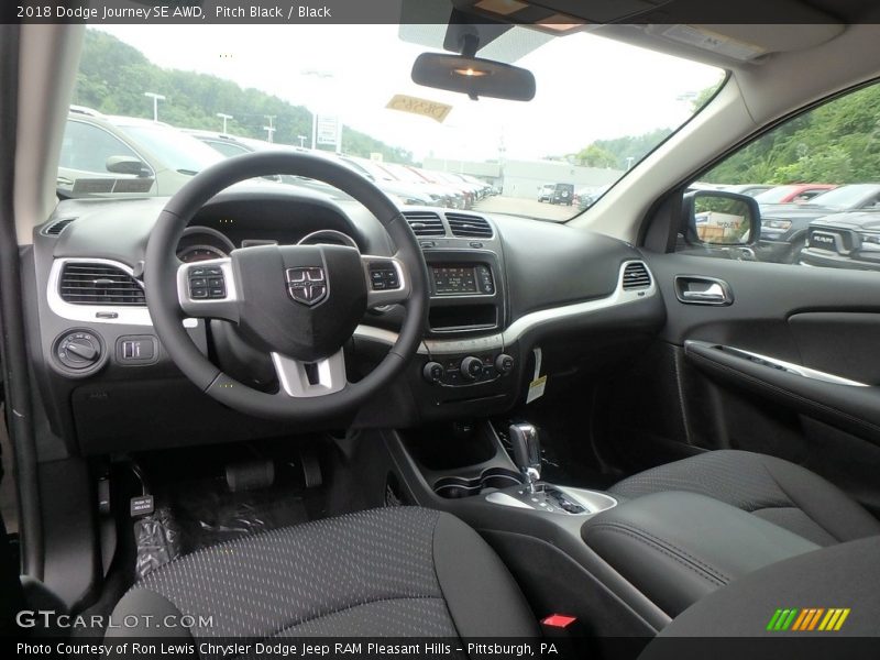 Pitch Black / Black 2018 Dodge Journey SE AWD
