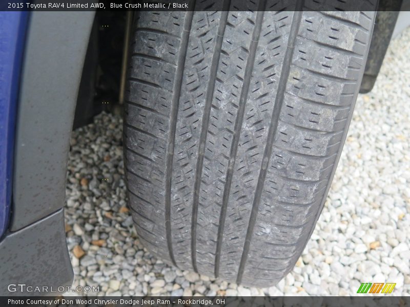 Blue Crush Metallic / Black 2015 Toyota RAV4 Limited AWD