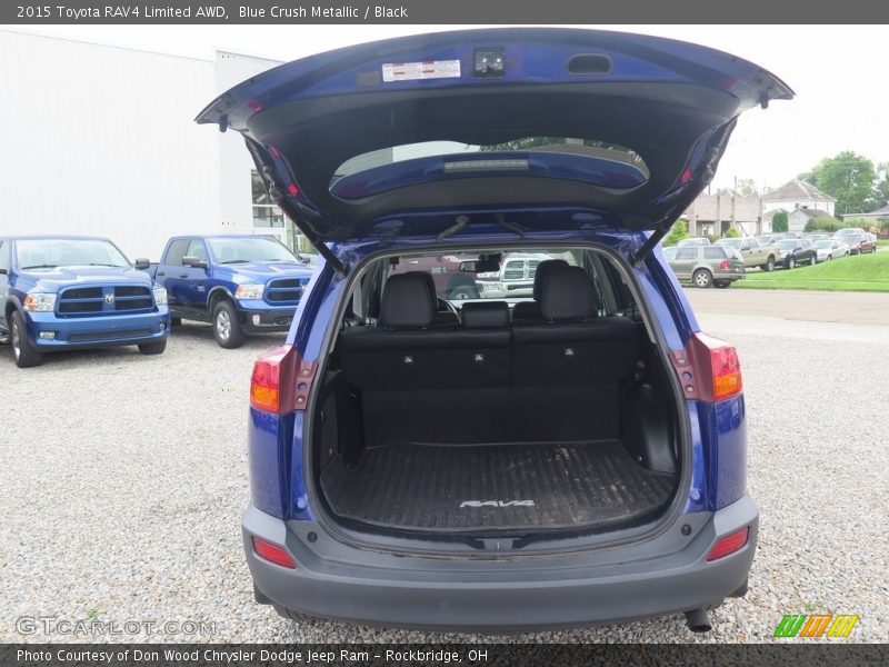 Blue Crush Metallic / Black 2015 Toyota RAV4 Limited AWD