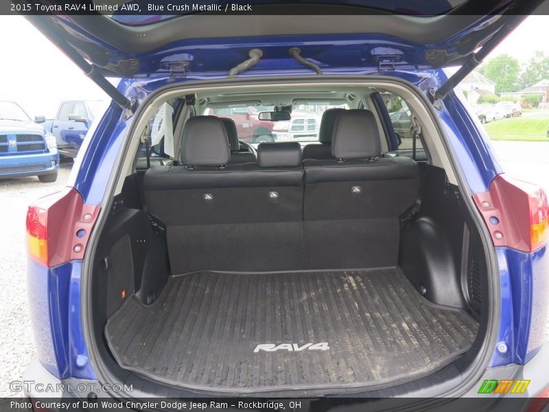 Blue Crush Metallic / Black 2015 Toyota RAV4 Limited AWD