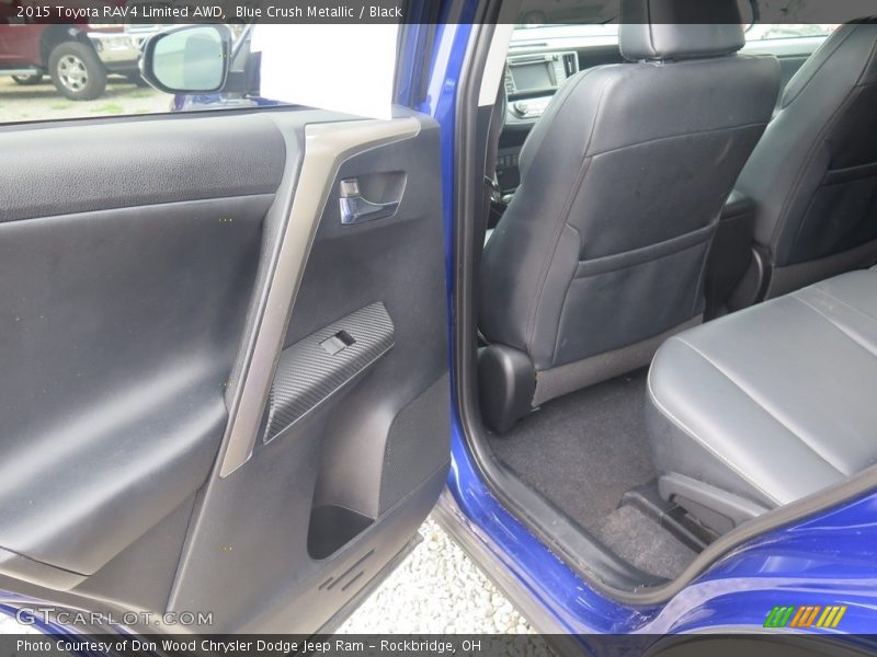 Blue Crush Metallic / Black 2015 Toyota RAV4 Limited AWD