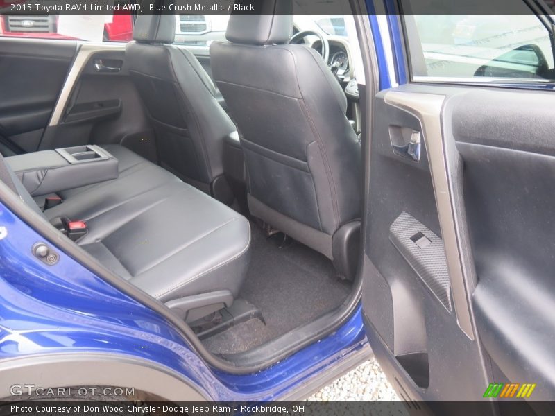 Blue Crush Metallic / Black 2015 Toyota RAV4 Limited AWD