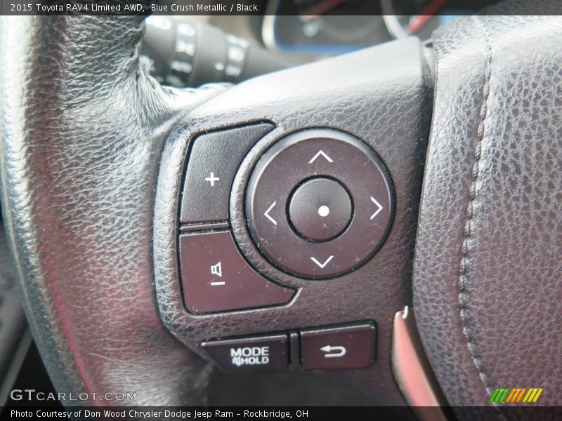 Blue Crush Metallic / Black 2015 Toyota RAV4 Limited AWD