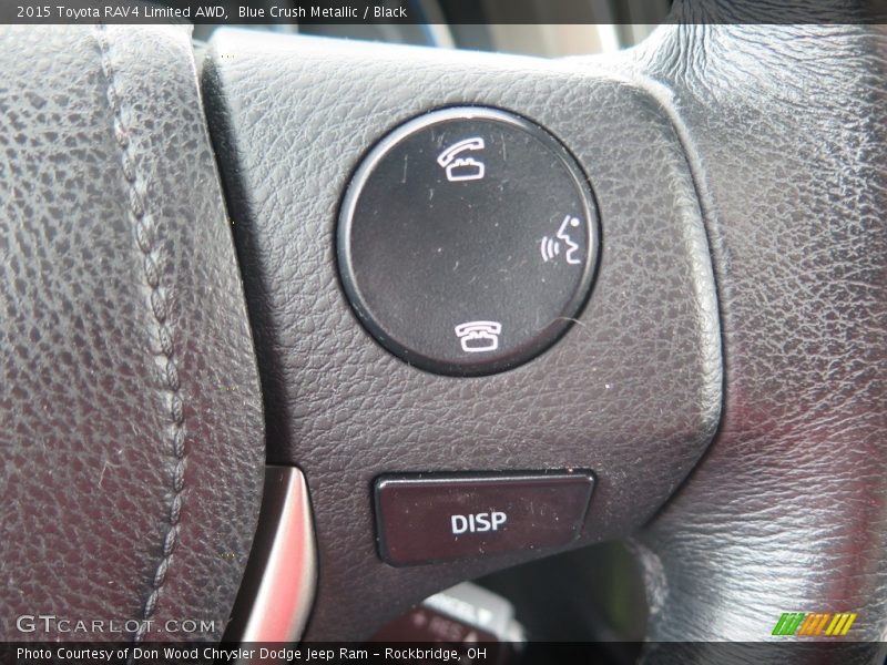 Blue Crush Metallic / Black 2015 Toyota RAV4 Limited AWD
