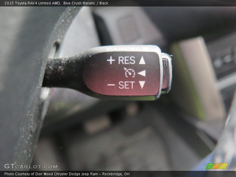 Blue Crush Metallic / Black 2015 Toyota RAV4 Limited AWD