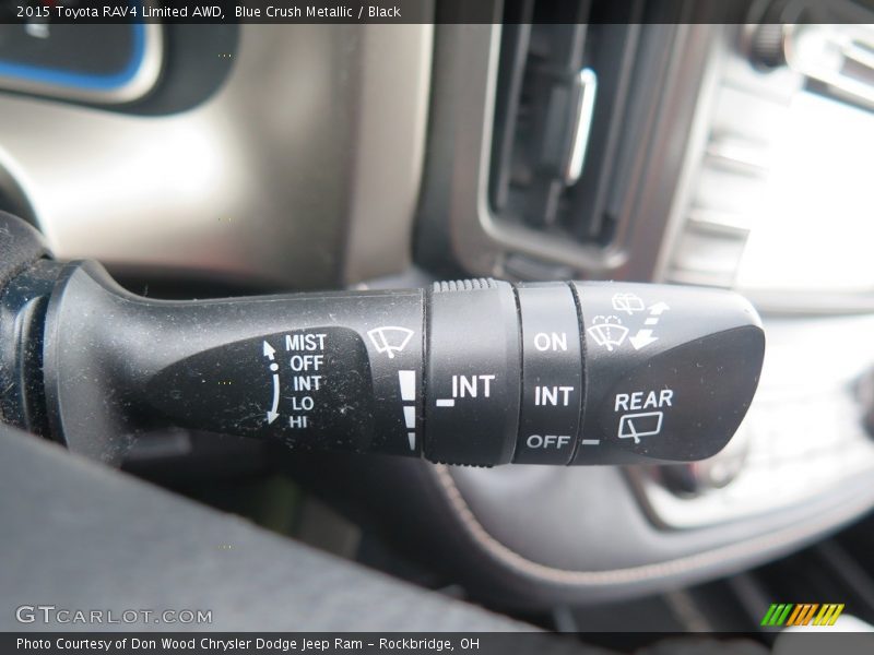 Blue Crush Metallic / Black 2015 Toyota RAV4 Limited AWD