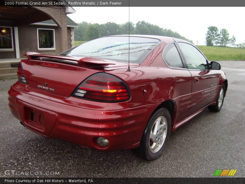 Redfire Metallic / Dark Pewter 2000 Pontiac Grand Am SE Sedan