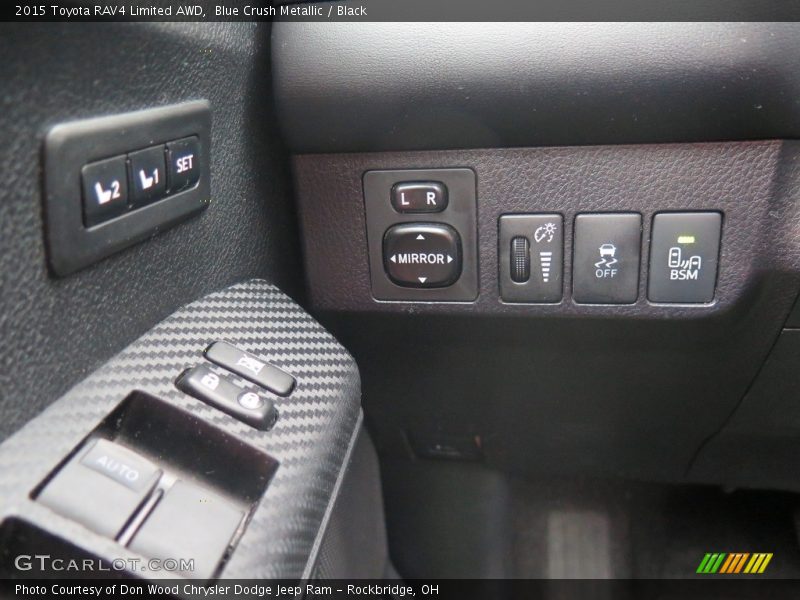 Blue Crush Metallic / Black 2015 Toyota RAV4 Limited AWD