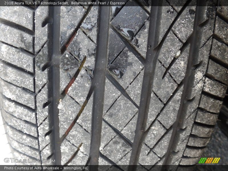 Bellanova White Pearl / Espresso 2018 Acura TLX V6 Technology Sedan