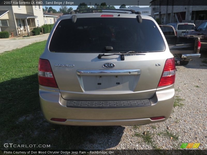 Sand Beige / Beige 2007 Kia Sorento LX 4WD