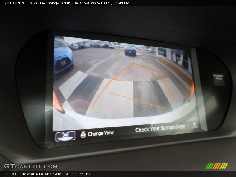Bellanova White Pearl / Espresso 2018 Acura TLX V6 Technology Sedan