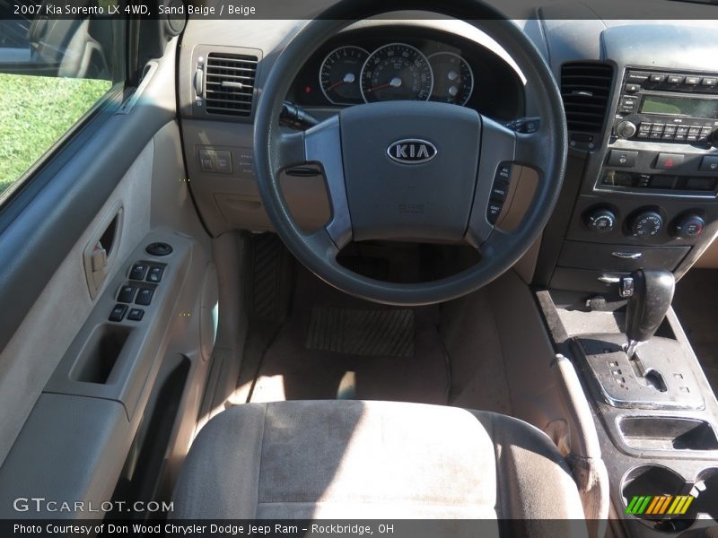 Sand Beige / Beige 2007 Kia Sorento LX 4WD