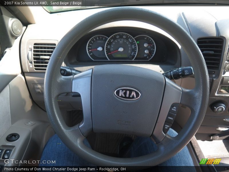 Sand Beige / Beige 2007 Kia Sorento LX 4WD