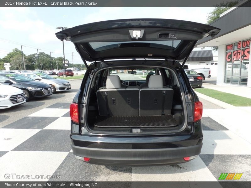 Crystal Black Pearl / Gray 2017 Honda Pilot EX-L