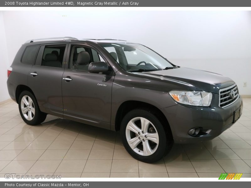 Magnetic Gray Metallic / Ash Gray 2008 Toyota Highlander Limited 4WD