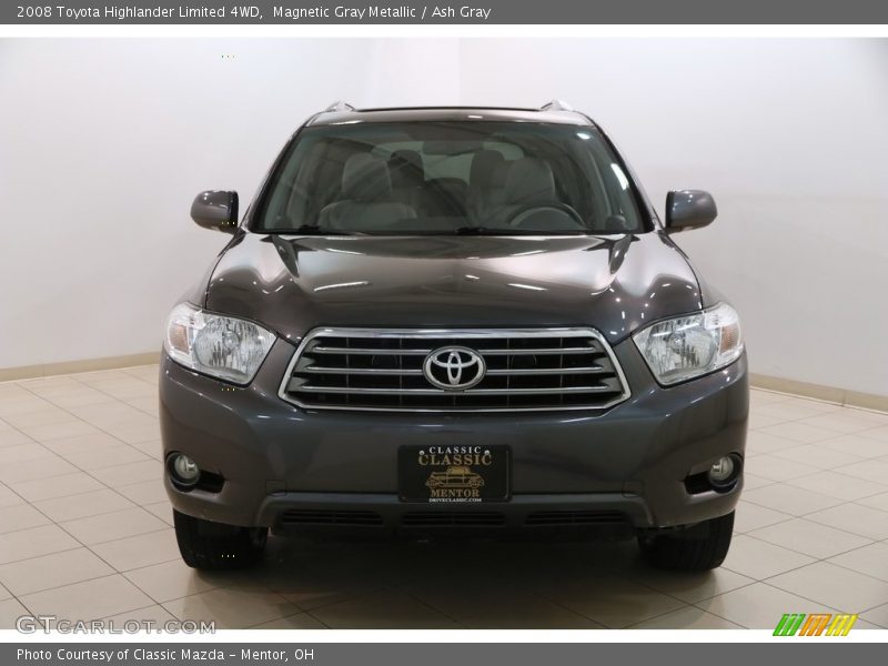 Magnetic Gray Metallic / Ash Gray 2008 Toyota Highlander Limited 4WD