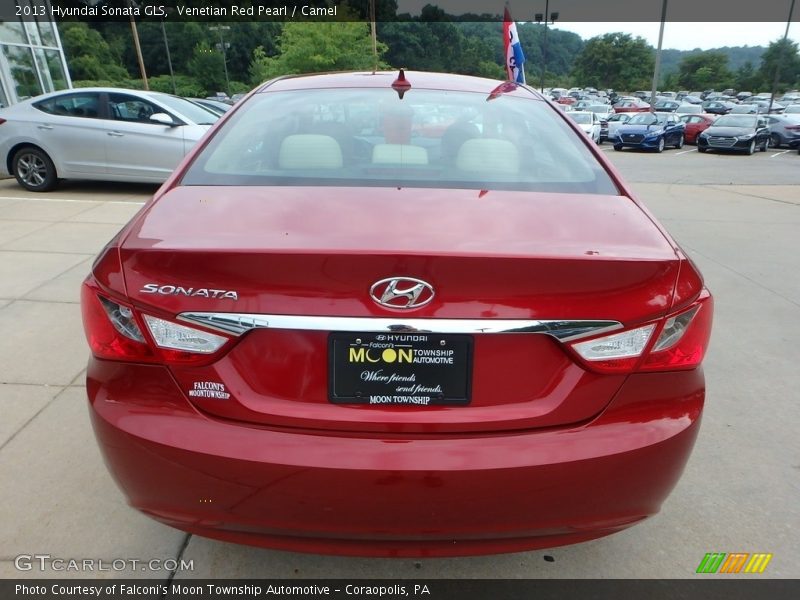Venetian Red Pearl / Camel 2013 Hyundai Sonata GLS