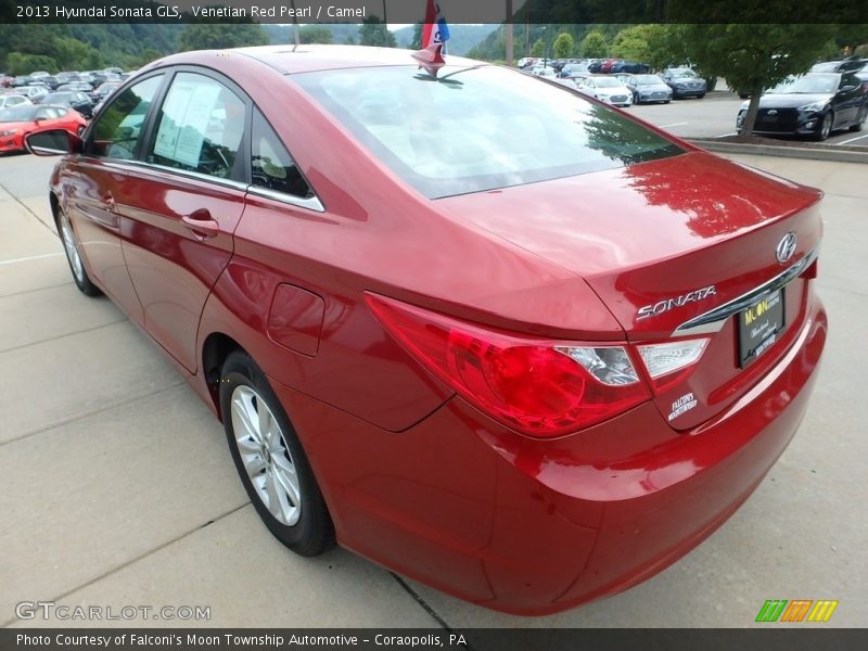 Venetian Red Pearl / Camel 2013 Hyundai Sonata GLS