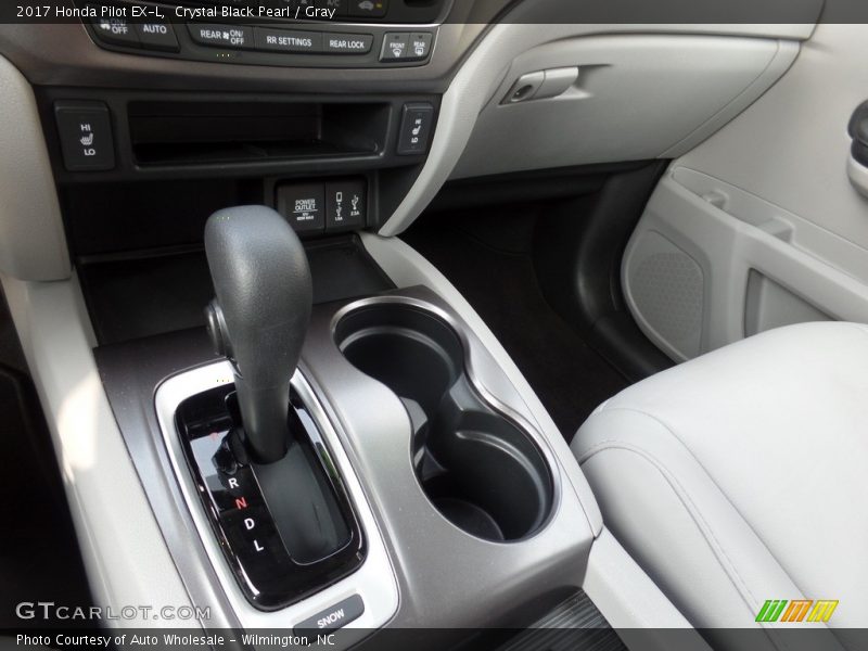 Crystal Black Pearl / Gray 2017 Honda Pilot EX-L