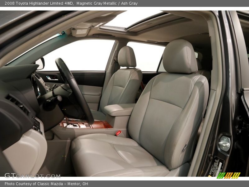 Magnetic Gray Metallic / Ash Gray 2008 Toyota Highlander Limited 4WD