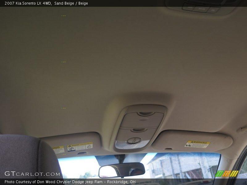 Sand Beige / Beige 2007 Kia Sorento LX 4WD