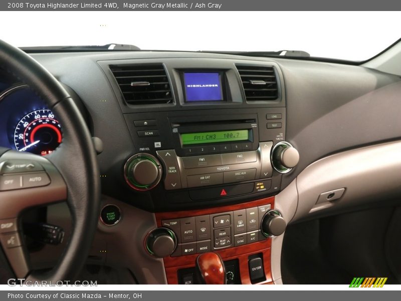 Magnetic Gray Metallic / Ash Gray 2008 Toyota Highlander Limited 4WD