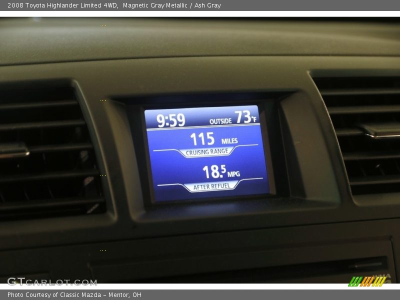Magnetic Gray Metallic / Ash Gray 2008 Toyota Highlander Limited 4WD
