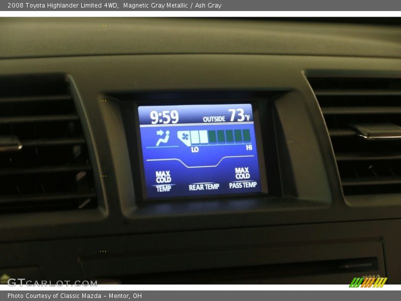 Magnetic Gray Metallic / Ash Gray 2008 Toyota Highlander Limited 4WD