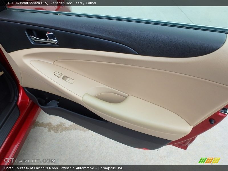 Venetian Red Pearl / Camel 2013 Hyundai Sonata GLS