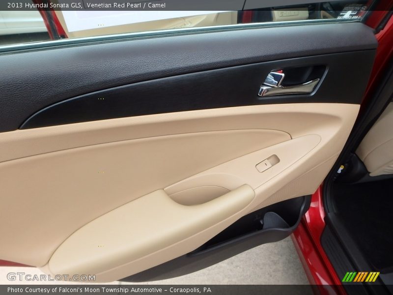 Venetian Red Pearl / Camel 2013 Hyundai Sonata GLS