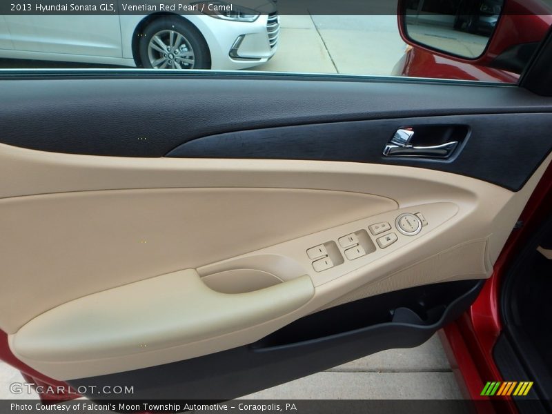 Venetian Red Pearl / Camel 2013 Hyundai Sonata GLS
