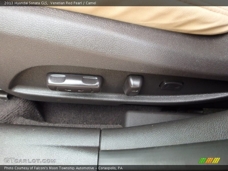 Venetian Red Pearl / Camel 2013 Hyundai Sonata GLS