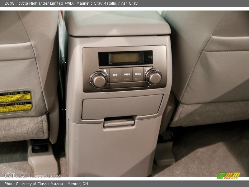 Magnetic Gray Metallic / Ash Gray 2008 Toyota Highlander Limited 4WD