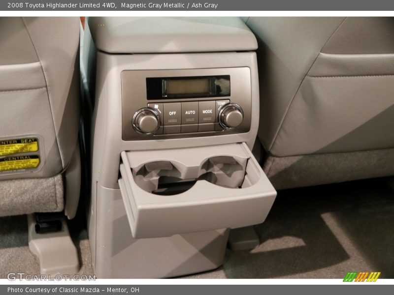 Magnetic Gray Metallic / Ash Gray 2008 Toyota Highlander Limited 4WD